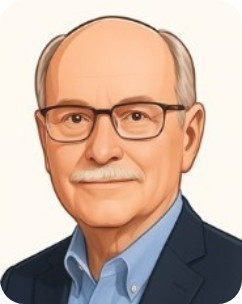 Illustrated portrait icon of Joe, creator of Garenz.